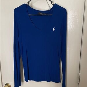 Polo Ralph Lauren women's V-neck long-sleeve t-shirt